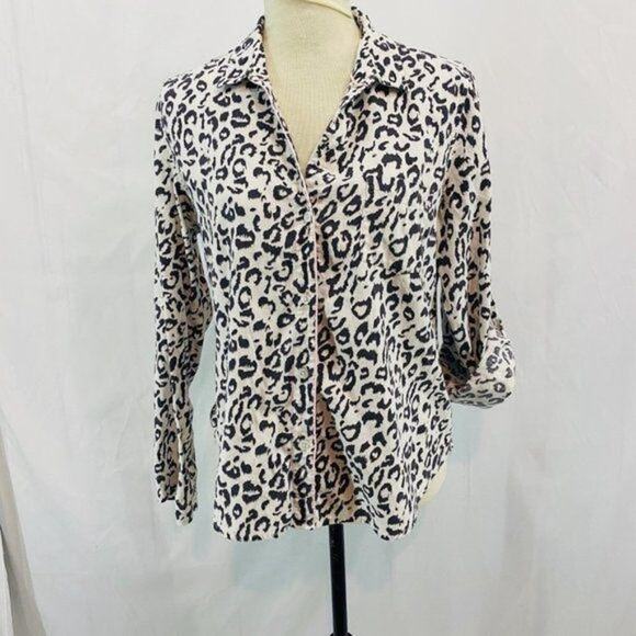 Victoria’s Secret Leopard Pajama Sleep Shirt Womens Small - Picture 2 of 7